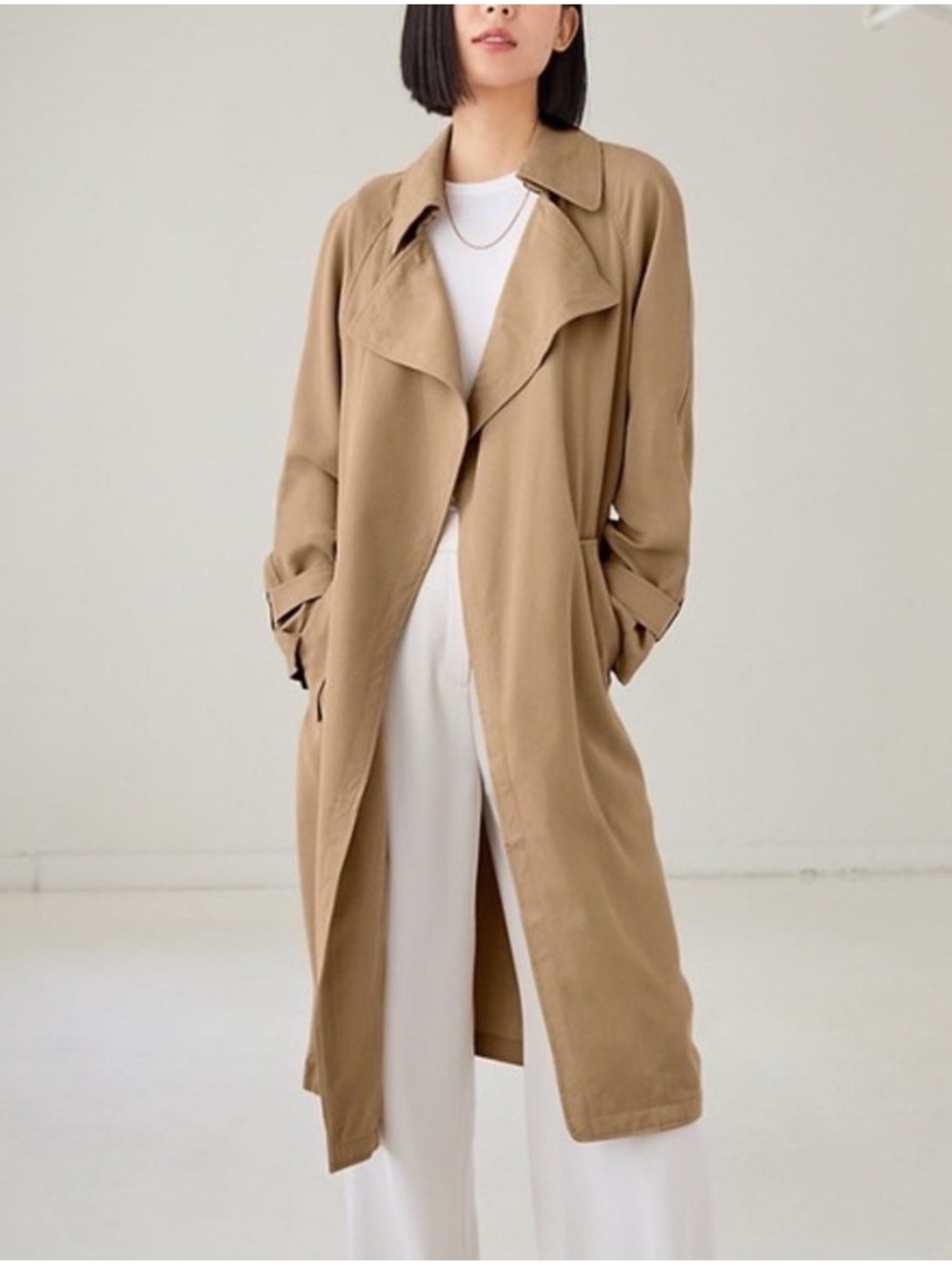 Babaton by Aritzia Lawson Trench Coat in Tawny, size XS